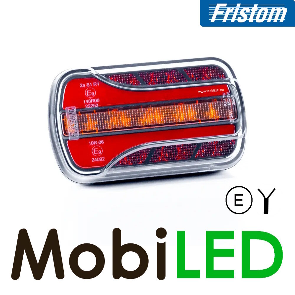 Fristom Rear light 3 functions FT-350 E-mark