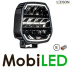 LEDSON Ledson Epix9+ 9" 180W verstraler met amber/wit positielicht Zwart E-keur