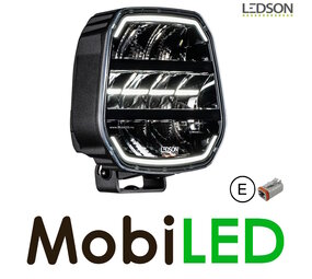 LEDSON Epix9+ avec feu de position ambre/blanc 9 pouces noir LEDSON Epix9+ avec feu de position ambre/blanc 9 pouces noir