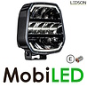 LEDSON Ledson Epix9+ 9" 180W verstraler met amber/wit positielicht Zwart E-keur LEDSON Ledson Epix9+ 9" 180W verstraler met amber/wit positielicht Zwart E-keur