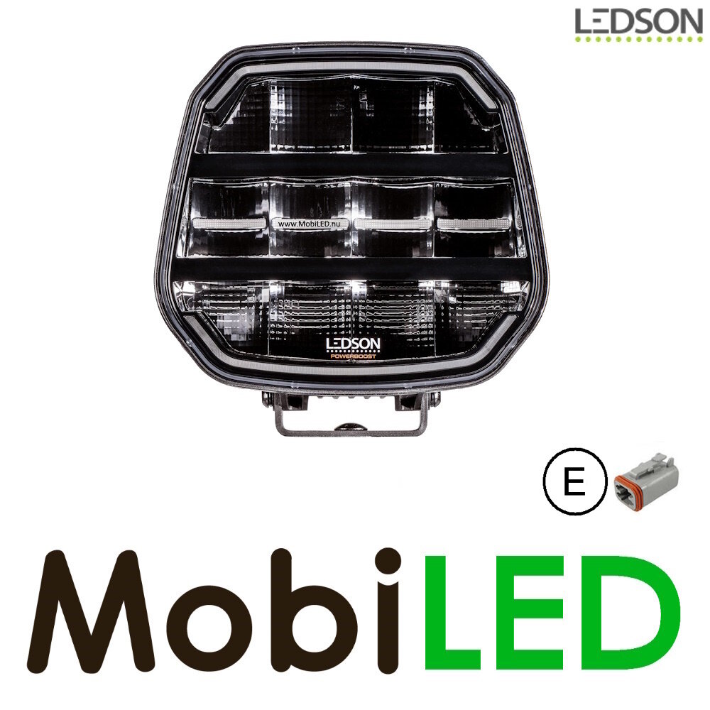 LEDSON Ledson Epix9+ 9" 180W verstraler met amber/wit positielicht Zwart E-keur LEDSON Ledson Epix9+ 9" 180W verstraler met amber/wit positielicht Zwart E-keur