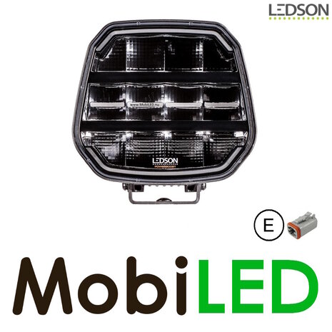 LEDSON Ledson Epix9+ 9" 180W Projecteur avec feu de position blanc/ambre Noir LEDSON Ledson Epix9+ 9" 180W Projecteur avec feu de position blanc/ambre Noir