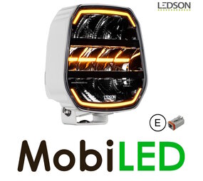 LEDSON Epix9+ 9" 180W Verstraler met positielicht Wit LEDSON Epix9+ 9" 180W Verstraler met positielicht Wit