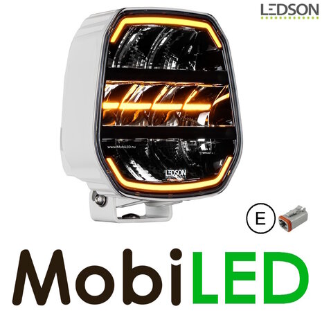 LEDSON Ledson Epix9+ 9" 180W projecteur loin avec feu de position blanc/ambre Blanc