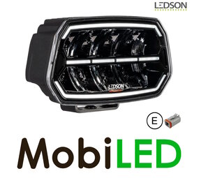 LEDSON Epix10+ avec feu de position ambre/blanc noir LEDSON Epix10+ avec feu de position ambre/blanc noir