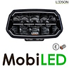 LEDSON Ledson Epix10+ 150W verstraler met positielicht amber/wit Zwart E-mark LEDSON Ledson Epix10+ 150W verstraler met positielicht amber/wit Zwart E-mark