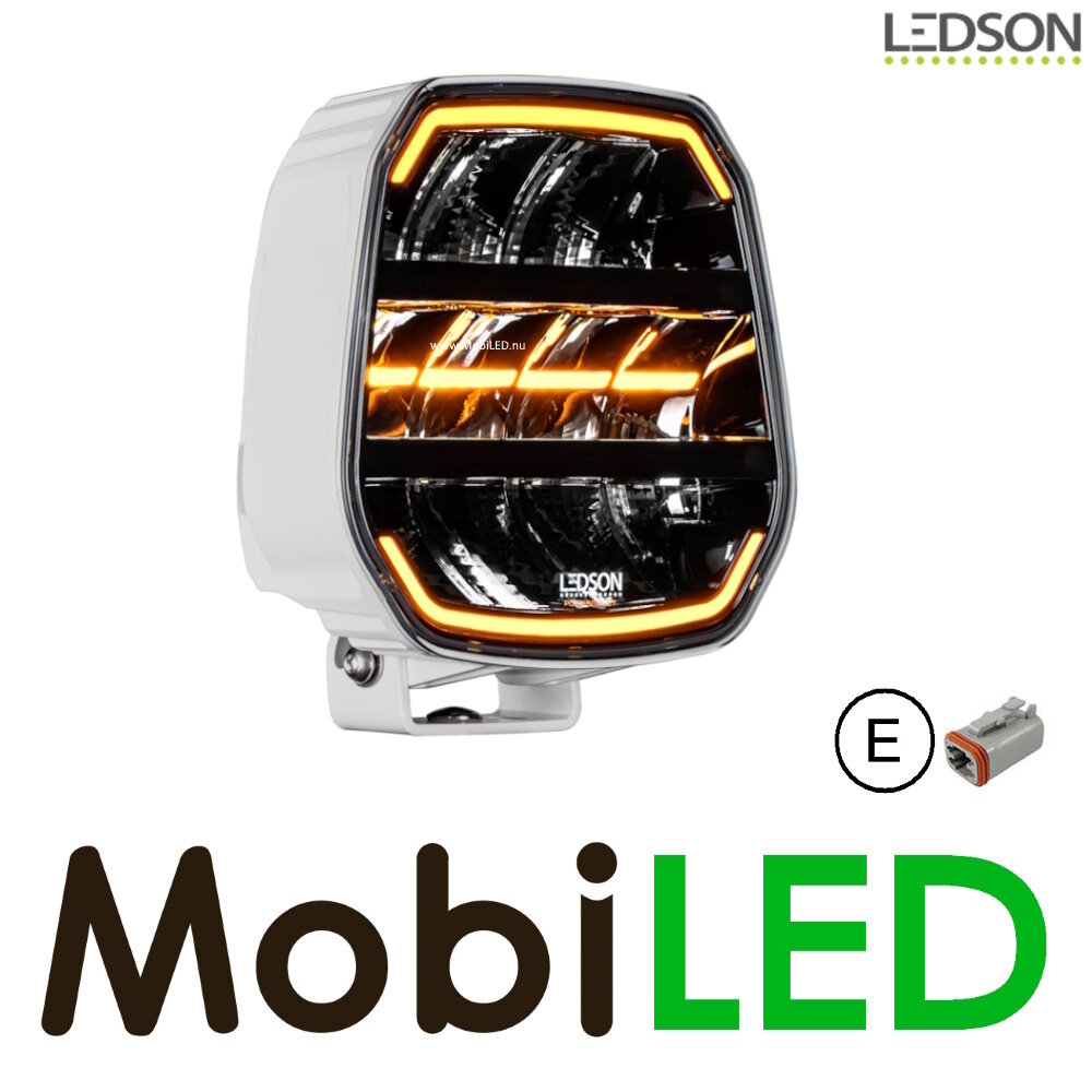 LEDSON Ledson Epix7+ 7" 120W projecteur loin avec feu de position blanc/ambre Blanc