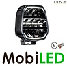 LEDSON Ledson Epix7+ 7" 120W Projecteur loin avec feu de position ambre/blanc Noir E-marque