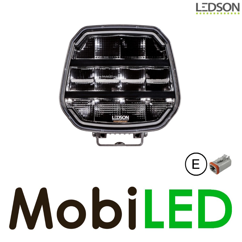 LEDSON Ledson Epix7+ 7" 120W Spotlight with amber/white position light Black E-mark LEDSON Ledson Epix7+ 7" 120W Spotlight with amber/white position light Black E-mark