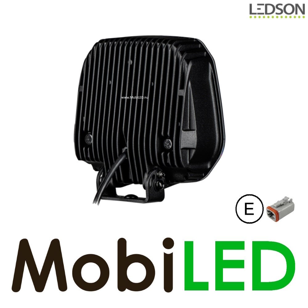 LEDSON Ledson Epix7+ 7" 120W Spotlight with amber/white position light Black E-mark LEDSON Ledson Epix7+ 7" 120W Spotlight with amber/white position light Black E-mark