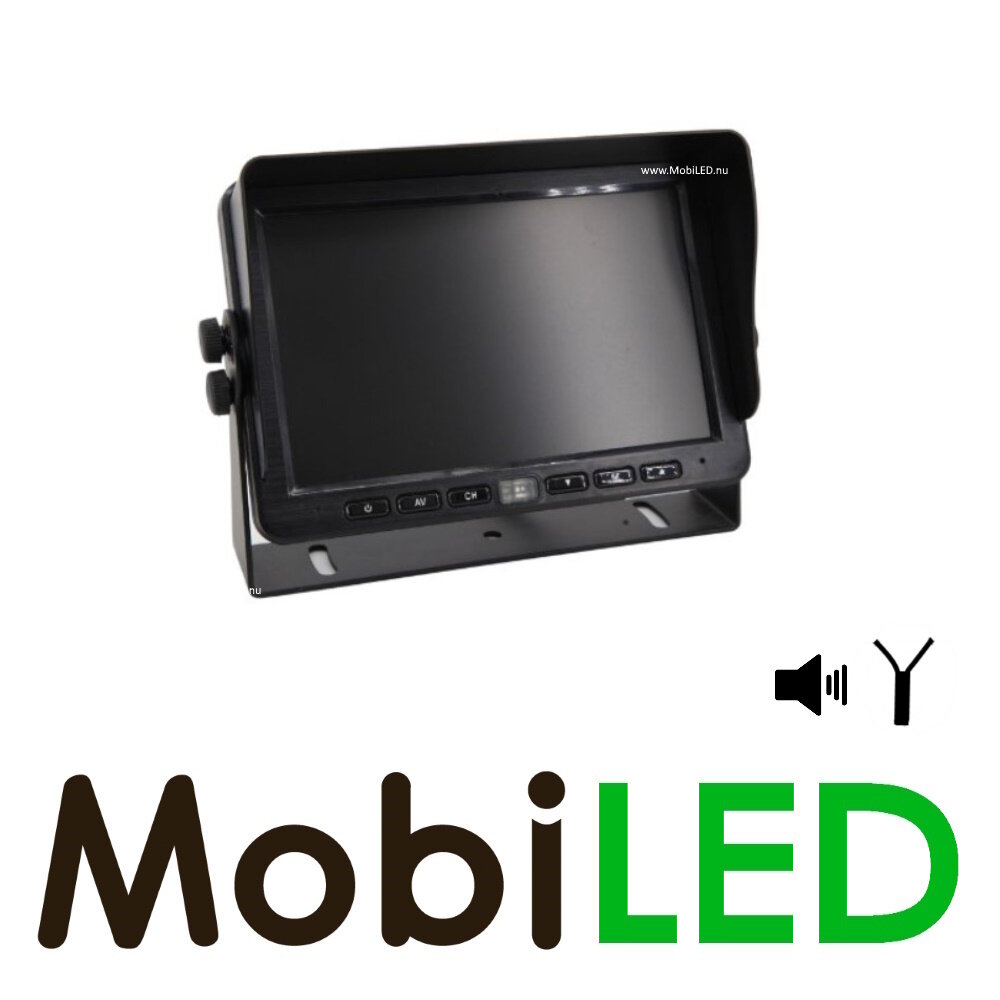 Camera set 7" Split screen monitor bedraad