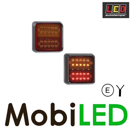 LED autolamps Rear light/Brake light/Turn signal 80 series E-mark