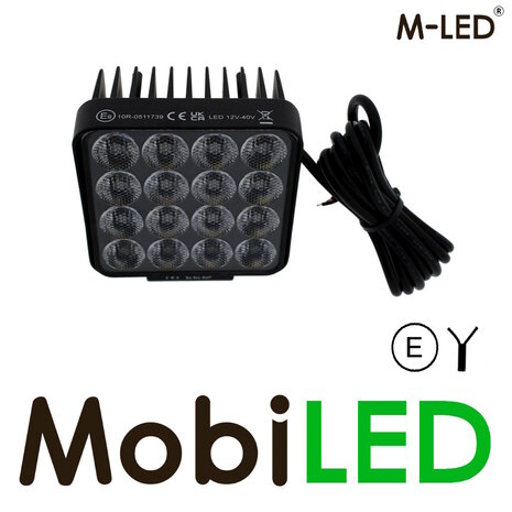 M-LED M-LED Lampe de travail 64 LED aspect foncé E-marque M-LED M-LED Lampe de travail 64 LED aspect foncé E-marque