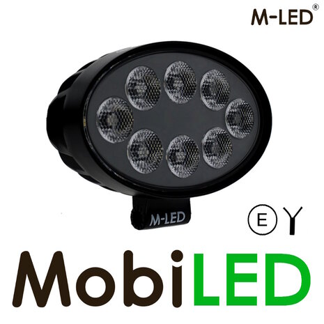 M-LED M-LED Lampe de travail 32 LED ovale aspect foncé E-marque
