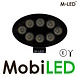 M-LED M-LED 32W werklamp ovaal dark look E-keur M-LED M-LED 32W werklamp ovaal dark look E-keur