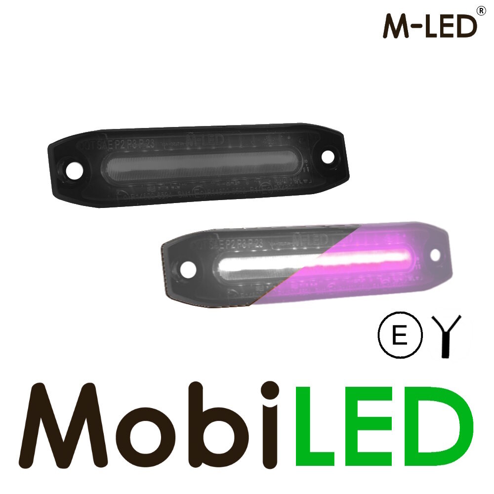 M-LED M-LED Bicolore blanc/rose dark look E-marque