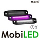 M-LED M-LED Bicolore blanc - rose dark look E-mark M-LED M-LED Bicolore blanc - rose dark look E-mark