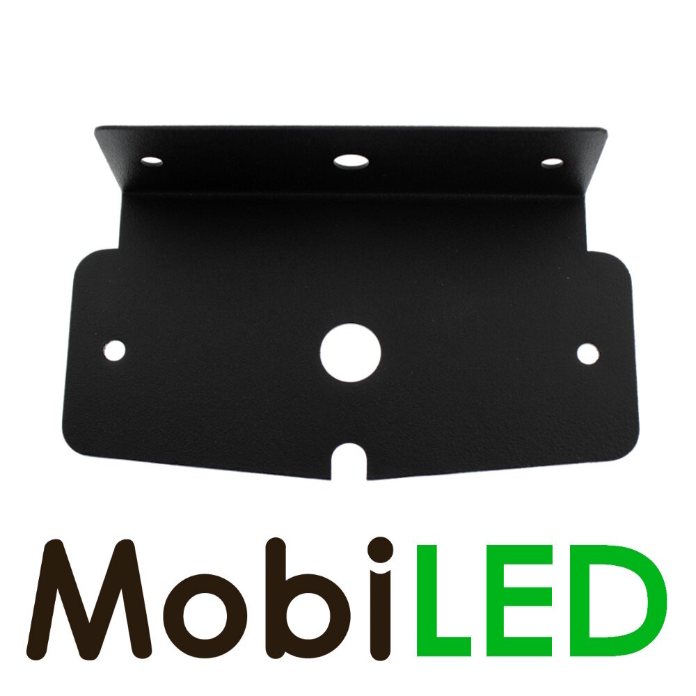 M-LED Brûleur double en acier inoxydable avec support en L