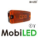 M-LED M-LED Marker light amber with reflector 12-24 volts E-mark