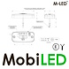 M-LED M-LED Feu de marquage rouge avec réflecteur 12-24 volts E-marque M-LED M-LED Feu de marquage rouge avec réflecteur 12-24 volts E-marque