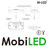 M-LED M-LED Markeringslicht rood met reflector 12-24 volt E-keur M-LED M-LED Markeringslicht rood met reflector 12-24 volt E-keur
