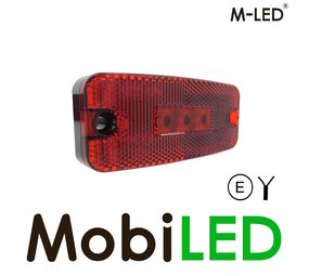 M-LED M-LED Markeringslicht met reflector Rood 12-24 V