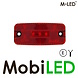 M-LED M-LED Feu de marquage rouge avec réflecteur 12-24 volts E-marque M-LED M-LED Feu de marquage rouge avec réflecteur 12-24 volts E-marque