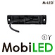 M-LED M-LED Marker light red rectangle with reflector 12-24 volts E-mark