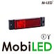M-LED M-LED Marker Light rectangle red with Reflector 12-24 volts E-mark