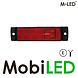 M-LED M-LED Feu de marquage rectangle rouge avec réflecteur 12-24 volts E-marque M-LED M-LED Feu de marquage rectangle rouge avec réflecteur 12-24 volts E-marque