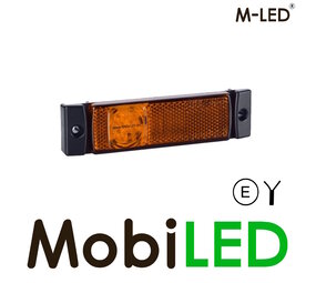 M-LED Feu de marquage ambre rectangle avec réflecteur M-LED Feu de marquage ambre rectangle avec réflecteur