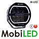 M-LED M-LED Projecteur loin 120  watts 9" Noir avec DRL et flasheur E-mark