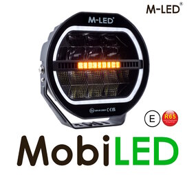M-LED M-LED Co-Pilot Verstraler 120W 9" Zwart met DRL en Flitser M-LED M-LED Co-Pilot Verstraler 120W 9" Zwart met DRL en Flitser