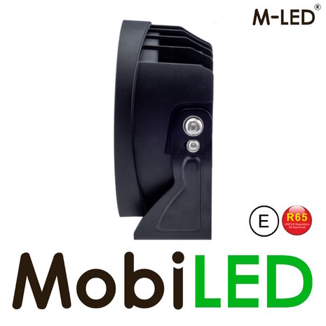 M-LED M-LED Spotlight 120W 9" Black with DRL and Flash E-mark M-LED M-LED Spotlight 120W 9" Black with DRL and Flash E-mark