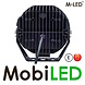 M-LED M-LED Verstraler 120 watt 9" Zwart met DRL en flitser E-keur M-LED M-LED Verstraler 120 watt 9" Zwart met DRL en flitser E-keur