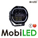 M-LED M-LED verstraler 66 watt 7" Zwart met DRL en flitser E-keur