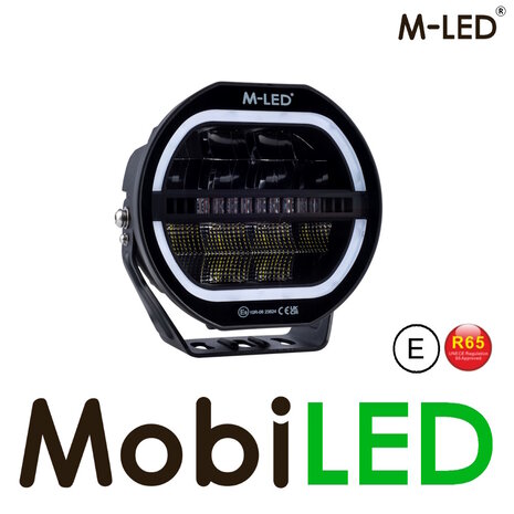 M-LED M-LED Projecteur 66W 7" Noir avec DRL et Flasheur E-marque M-LED M-LED Projecteur 66W 7" Noir avec DRL et Flasheur E-marque
