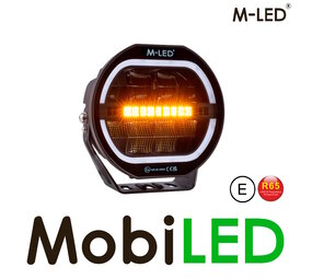 M-LED M-LED Co-Pilot Verstraler  66W 7" Zwart met DRL en Flitser M-LED M-LED Co-Pilot Verstraler  66W 7" Zwart met DRL en Flitser