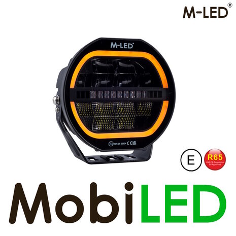 M-LED M-LED Projecteur 66W 7" Noir avec DRL et Flasheur E-marque M-LED M-LED Projecteur 66W 7" Noir avec DRL et Flasheur E-marque