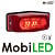 M-LED Double Burner Red with brake light
