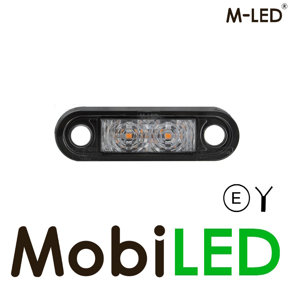 M-LED M-LED Classic 2 leds markering Amber E-keur