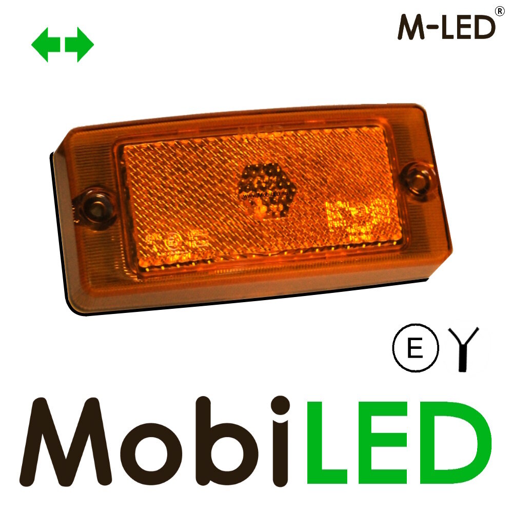 M-LED M-LED Classic side marker + turn signal - amber lens