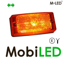 M-LED Feu latéral classique + clignotant lentille ambre