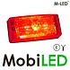 M-LED M-LED Classic markering + remlicht rode lens E-keur M-LED M-LED Classic markering + remlicht rode lens E-keur