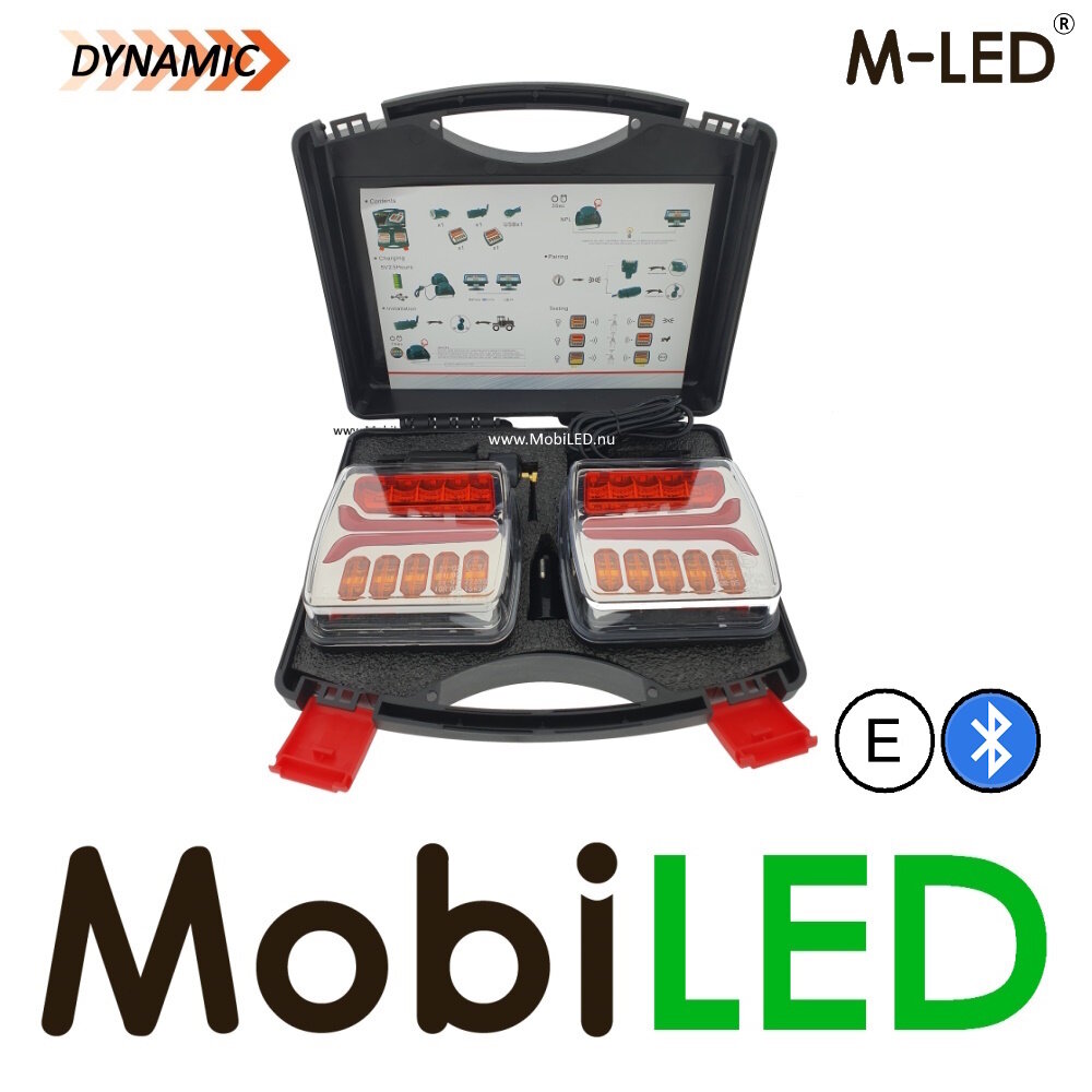 Kit d'éclairage de remorque sans fil avec aimant 24 volts 7 broches type N