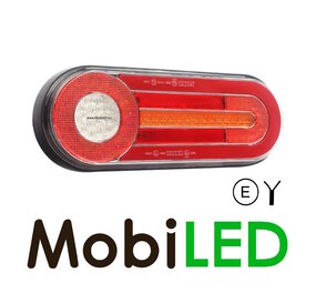 Dynamic rear light 5 functions NEON look E-mark Dynamic rear light 5 functions NEON look E-mark
