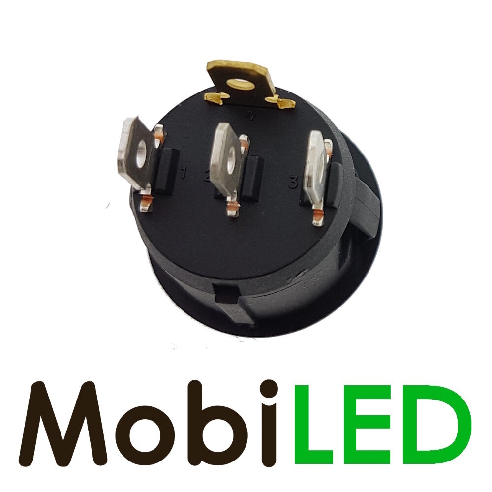 Tuimelschakelaar zwaailamp groen/amber 20A 12V 4 pins Tuimelschakelaar zwaailamp groen/amber 20A 12V 4 pins