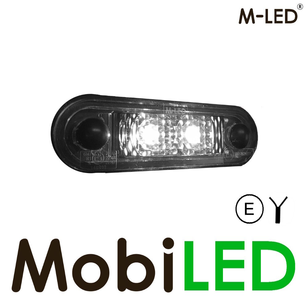 M-LED M-LED Markering classic 2 leds  wit E-keur