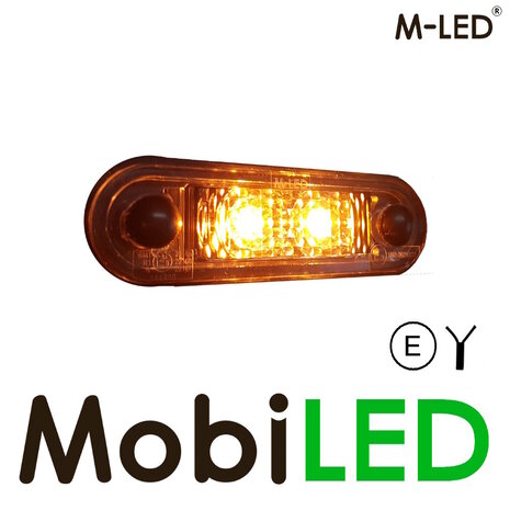 M-LED M-LED Feu de position latéral Classic 2 LED Ambre E-mark