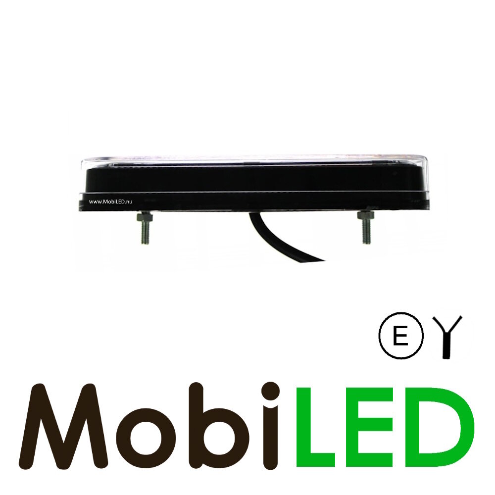 Rear light with 3 functions 12-24V E-mark